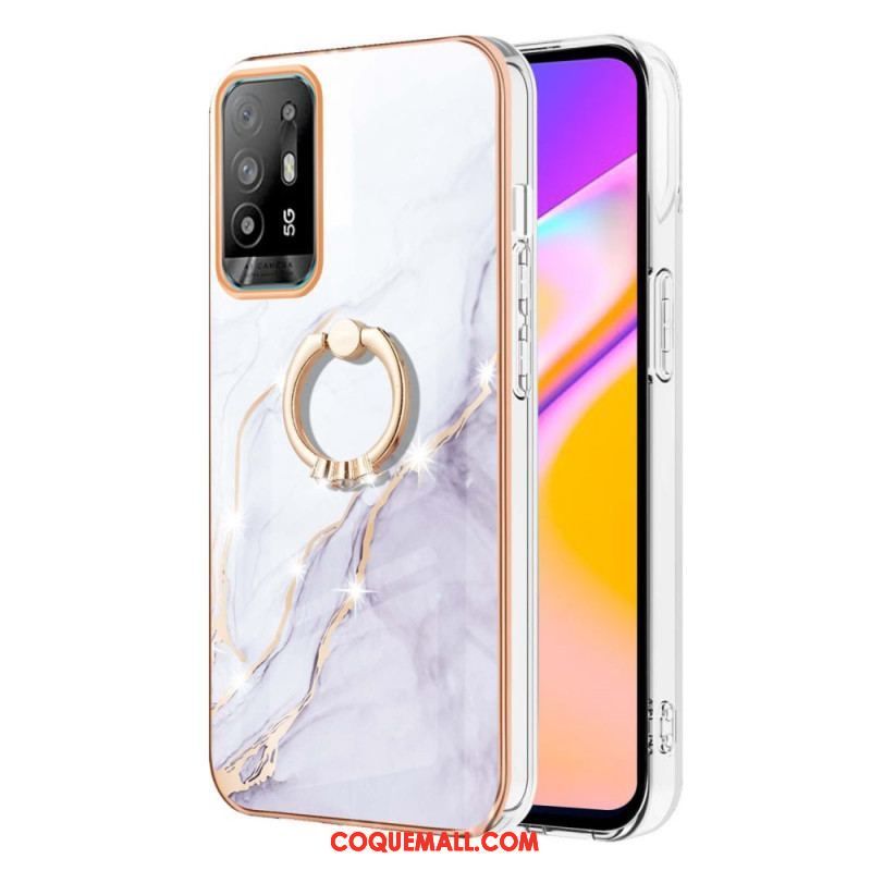 Coque Oppo A94 5G Marbre avec Anneau