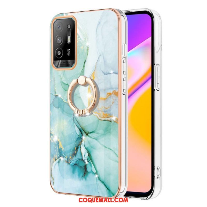 Coque Oppo A94 5G Marbre avec Anneau