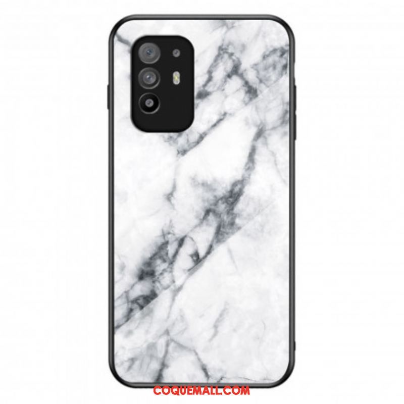 Coque Oppo A94 5G Verre Trempé Marble Colors