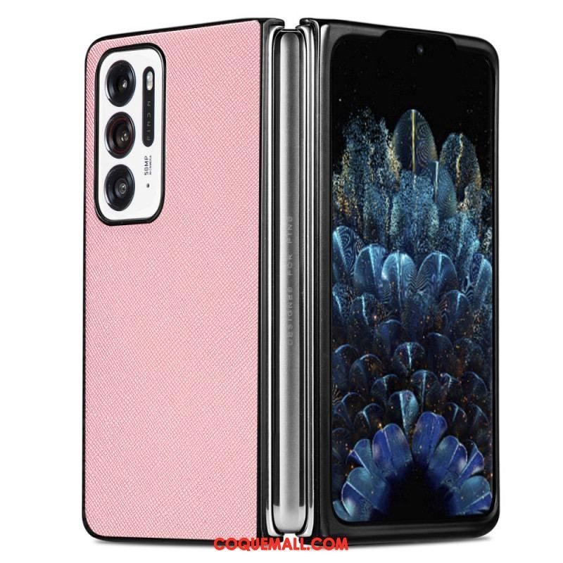 Coque Oppo Find N Simili Cuir Texturé