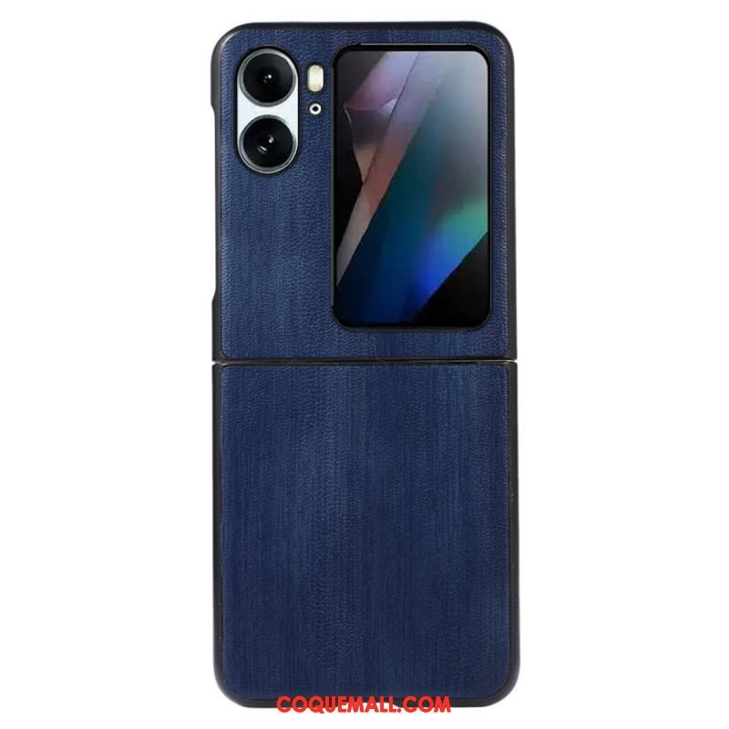 Coque Oppo Find N2 Flip Effet Cuir