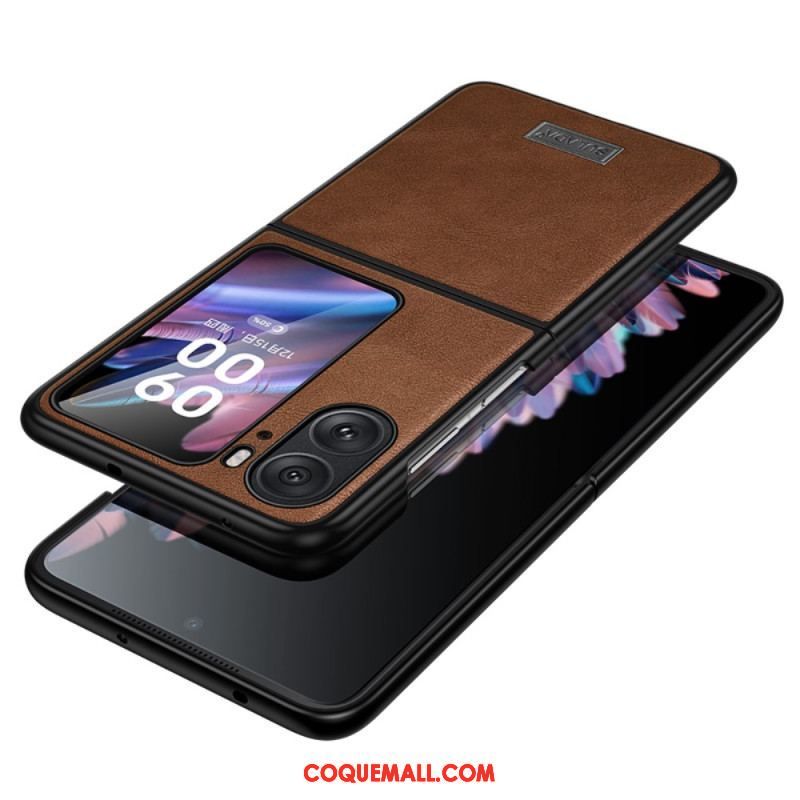 Coque Oppo Find N2 Flip Effet Cuir SULADA