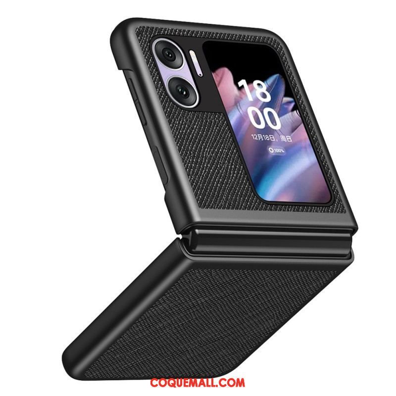 Coque Oppo Find N2 Flip Style Cuir Texturé