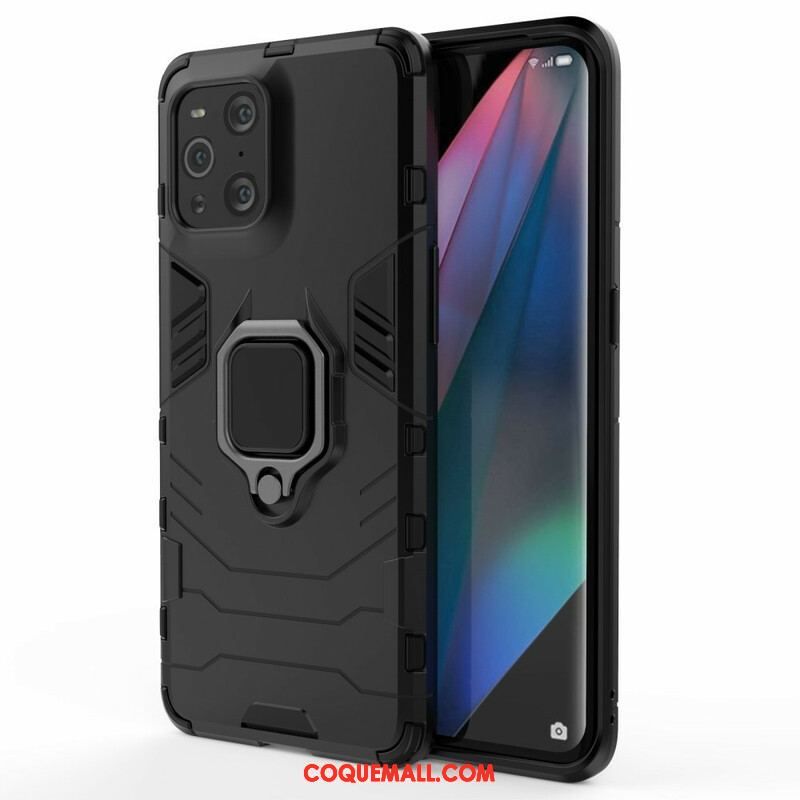 Coque Oppo Find X3 / X3 Pro Ring Résistante