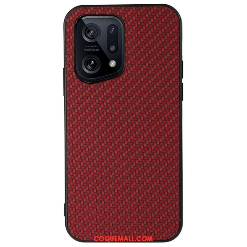 Coque Oppo Find X5 Fibre Carbone