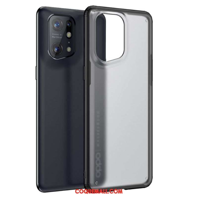 Coque Oppo Find X5 Pro Givrée