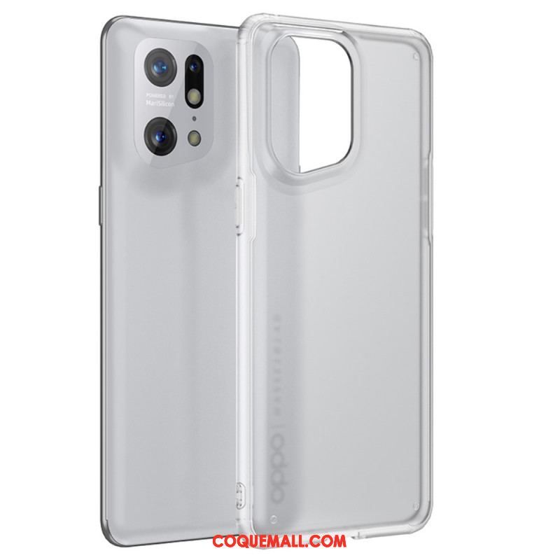 Coque Oppo Find X5 Pro Givrée