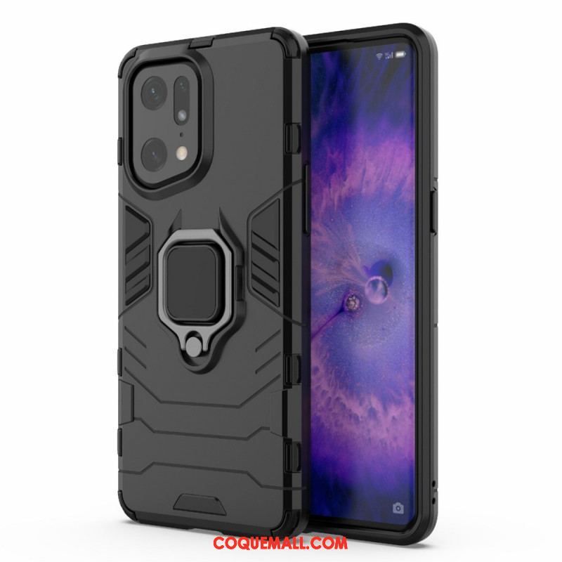 Coque Oppo Find X5 Pro Ring Résistante