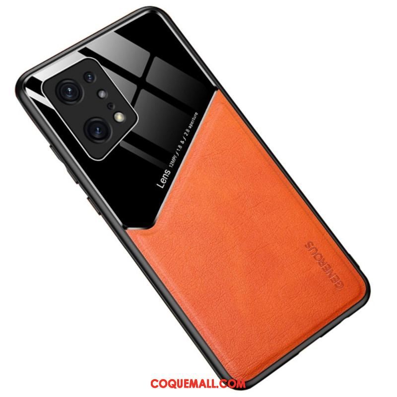 Coque Oppo Find X5 Pro Simili Cuir Haut de Gamme