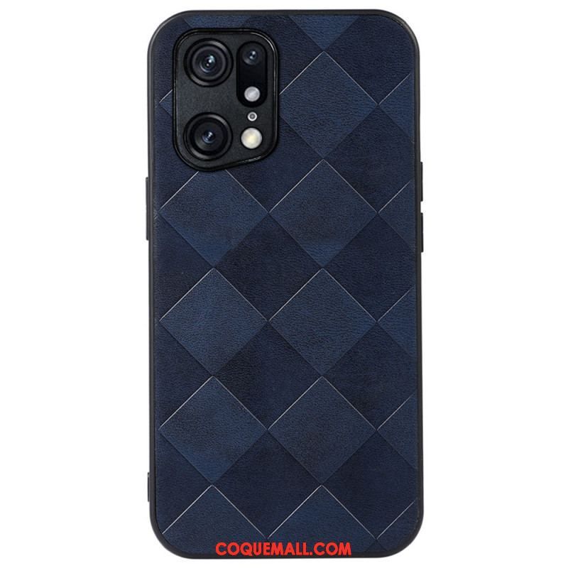 Coque Oppo Find X5 Pro Texture Tissée