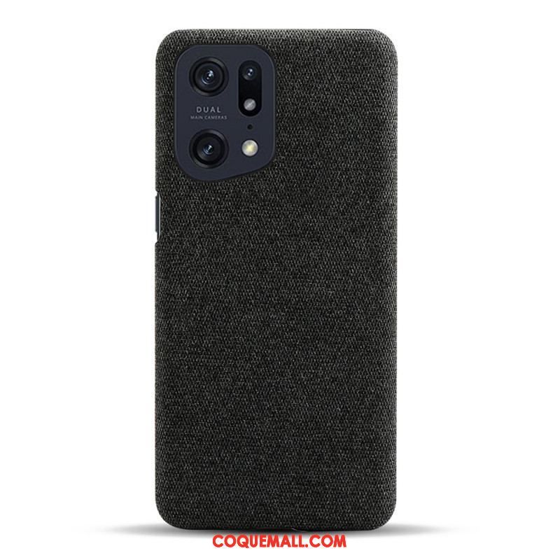 Coque Oppo Find X5 Pro Tissu