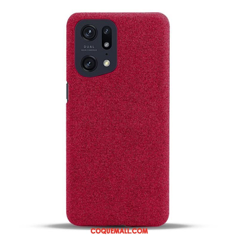 Coque Oppo Find X5 Pro Tissu