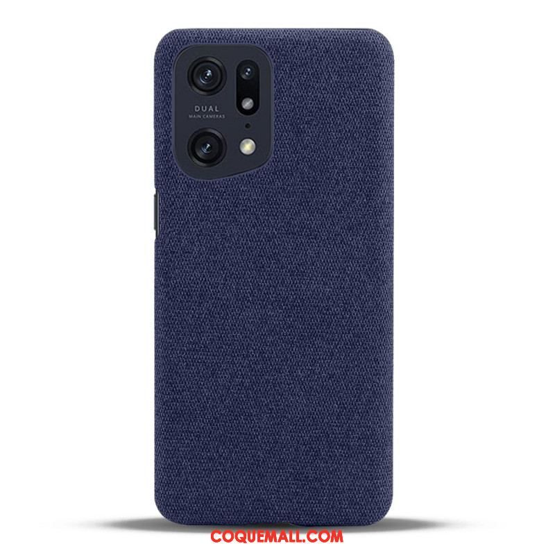 Coque Oppo Find X5 Pro Tissu