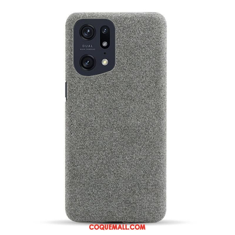 Coque Oppo Find X5 Pro Tissu