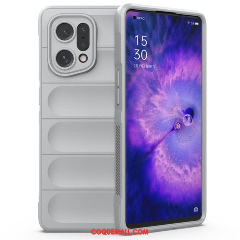 Coque Oppo Find X5 Silicone Contemporaine