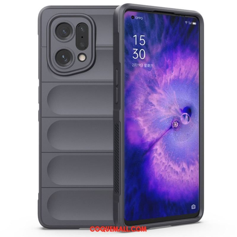 Coque Oppo Find X5 Silicone Contemporaine