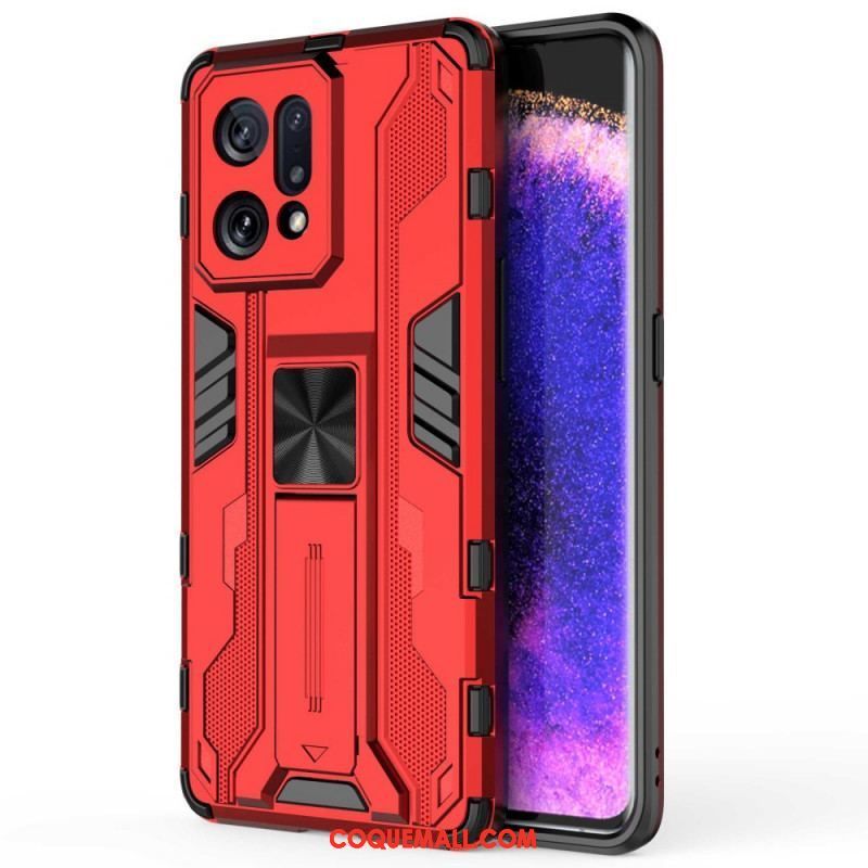 Coque Oppo Find X5 Support Amovible Vertical et Horizontal