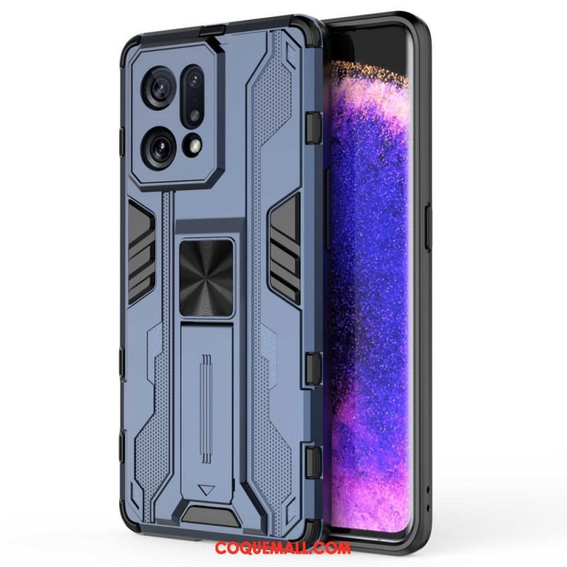 Coque Oppo Find X5 Support Amovible Vertical et Horizontal