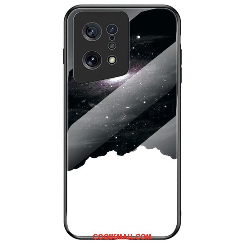 Coque Oppo Find X5 Verre Trempé Marbre