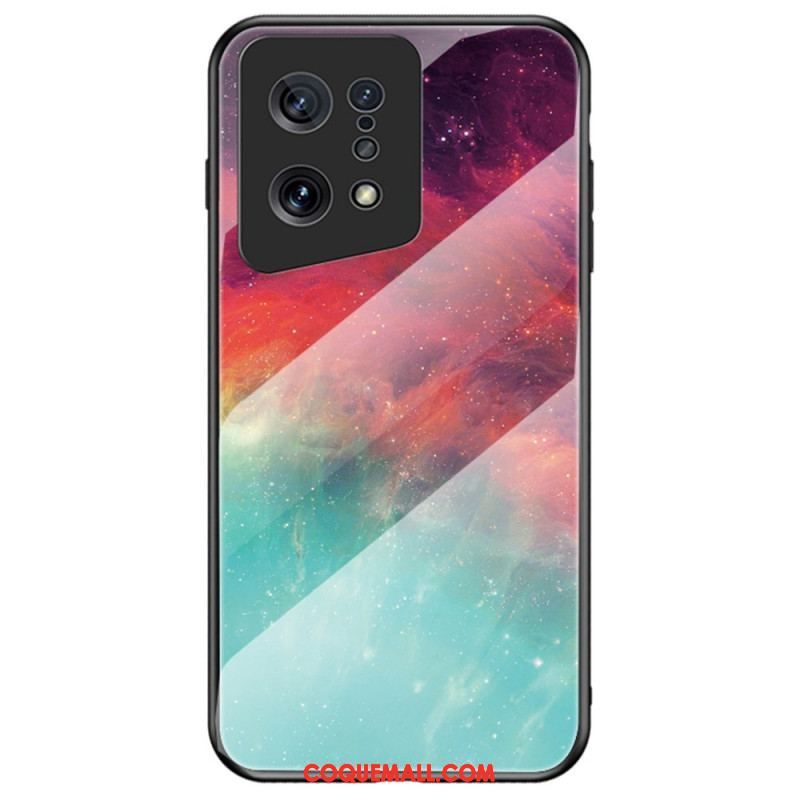 Coque Oppo Find X5 Verre Trempé Marbre