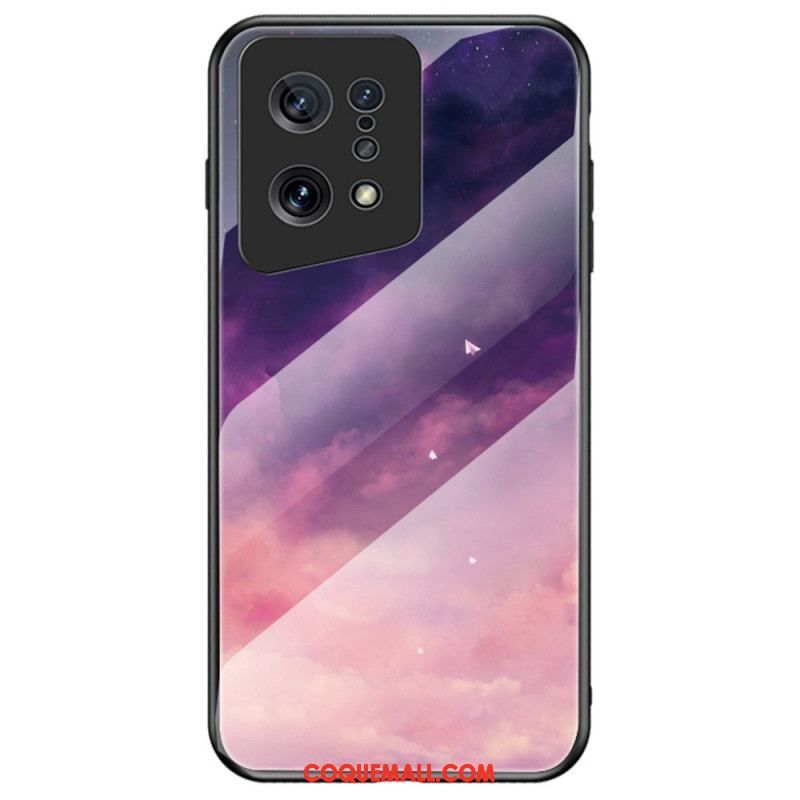 Coque Oppo Find X5 Verre Trempé Marbre