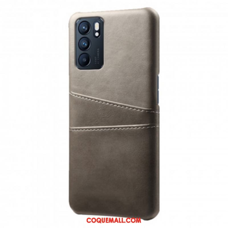 Coque Oppo Reno 6 5G Porte Cartes KSQ