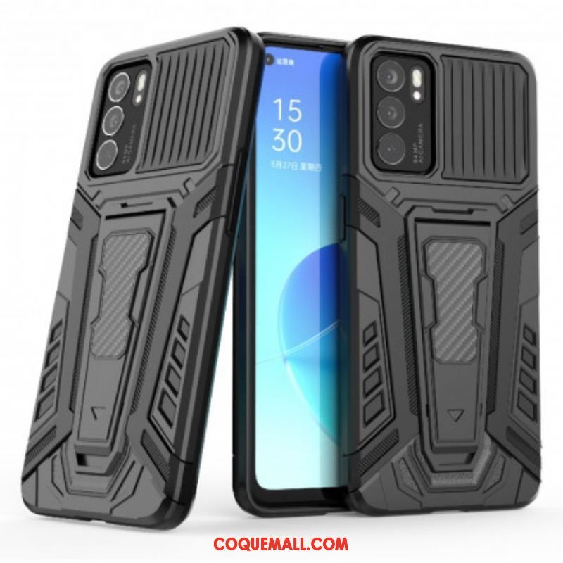 Coque Oppo Reno 6 5G Support Deux Positions Mains Libres