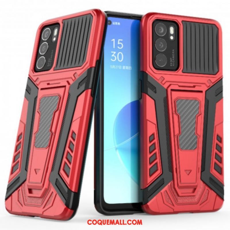 Coque Oppo Reno 6 5G Support Deux Positions Mains Libres