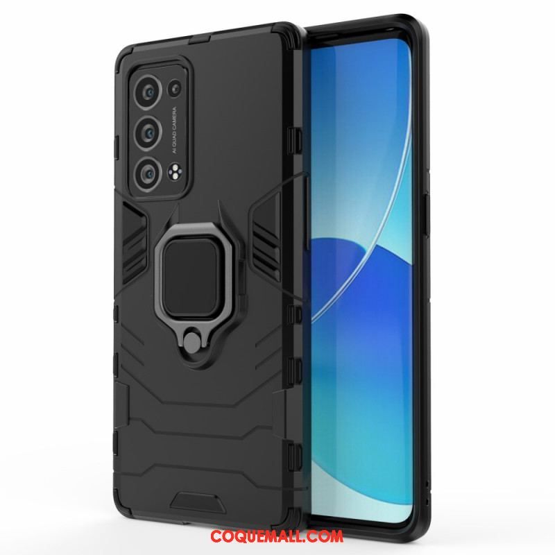 Coque Oppo Reno 6 Pro 5G Anneau-Support Pivotant