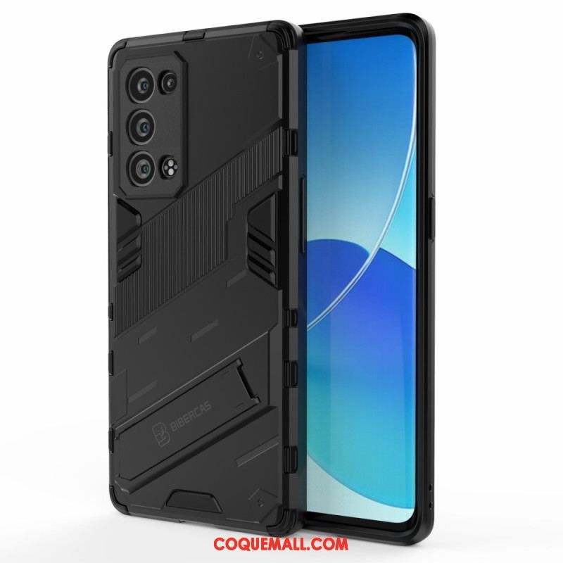 Coque Oppo Reno 6 Pro 5G Ultra Résistante avec Support Amovible