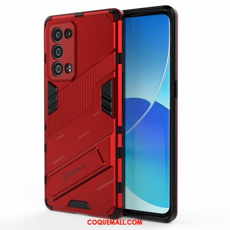 Coque Oppo Reno 6 Pro 5G Ultra Résistante avec Support Amovible