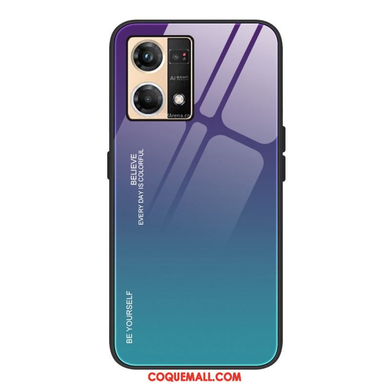 Coque Oppo Reno 7 Verre Trempé Be Yourself