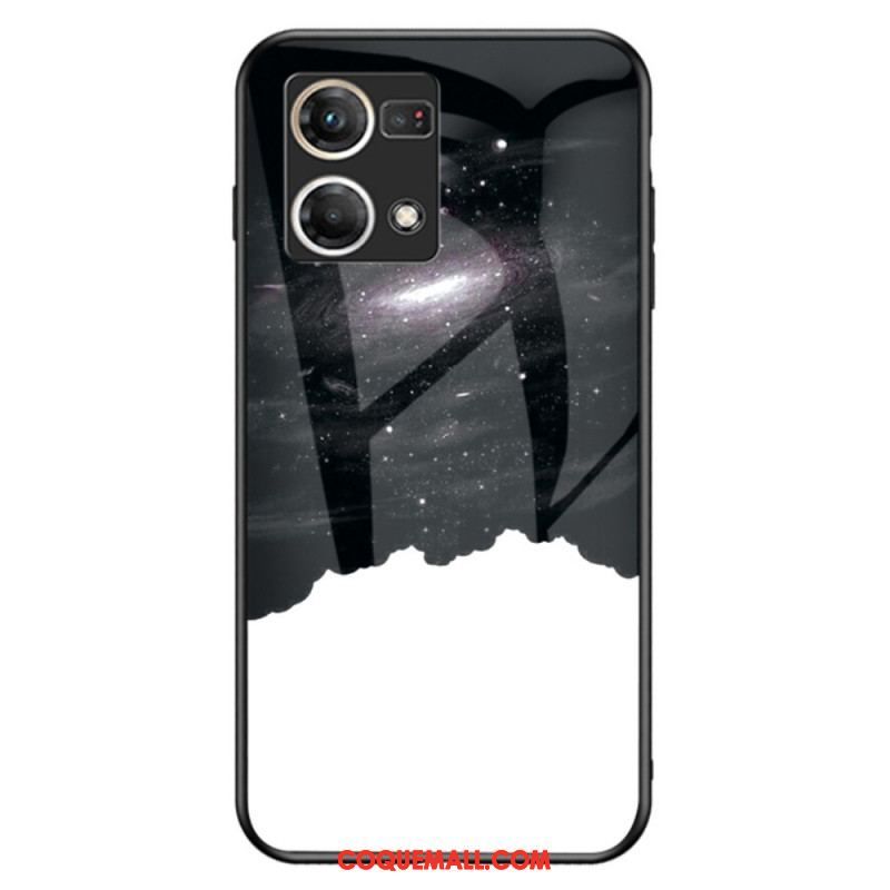 Coque Oppo Reno 7 Verre Trempé Motif