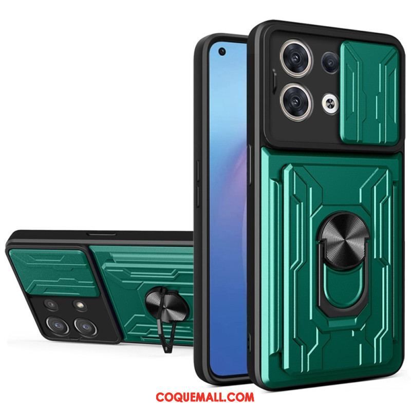 Coque Oppo Reno 8 Anneau Premium