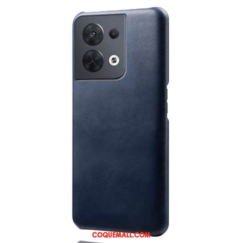 Coque Oppo Reno 8 Effet Cuir