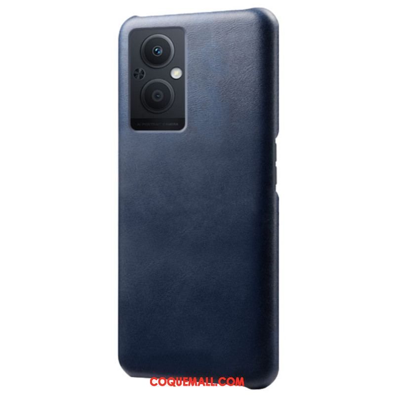 Coque Oppo Reno 8 Lite Effet Cuir