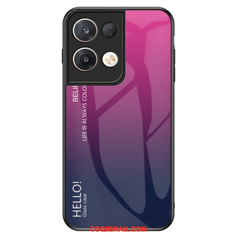 Coque Oppo Reno 8 Pro Verre Trempé Hello