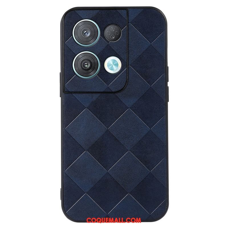 Coque Oppo Reno 8 Style Tissé