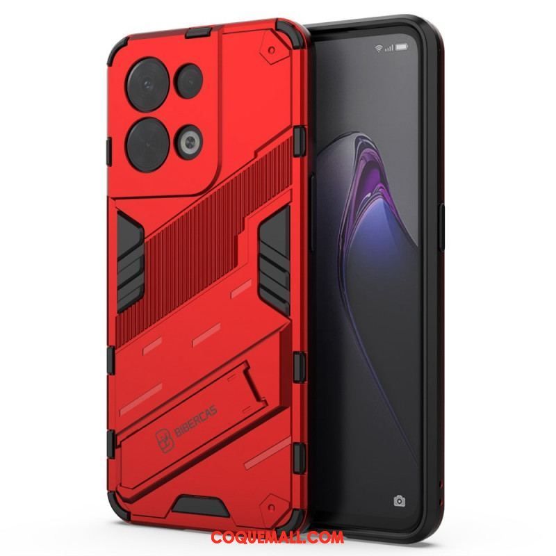 Coque Oppo Reno 8 Support Amovible Deux Positions Mains Libres