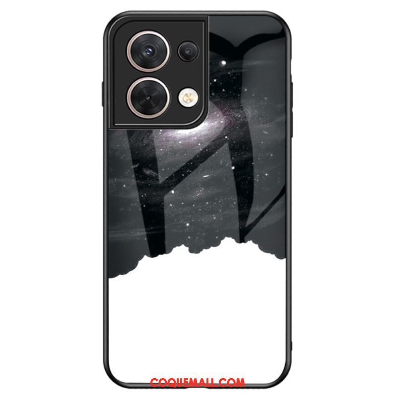 Coque Oppo Reno 8 Verre Trempé Motif