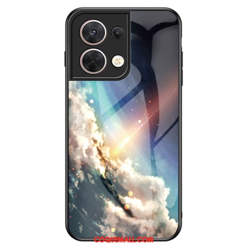 Coque Oppo Reno 8 Verre Trempé Motif