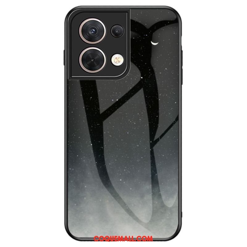 Coque Oppo Reno 8 Verre Trempé Motif