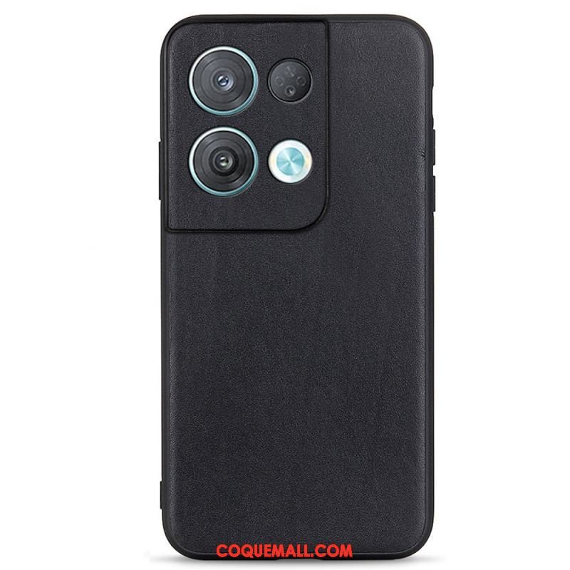 Coque Oppo Reno 8 Vrai Cuir