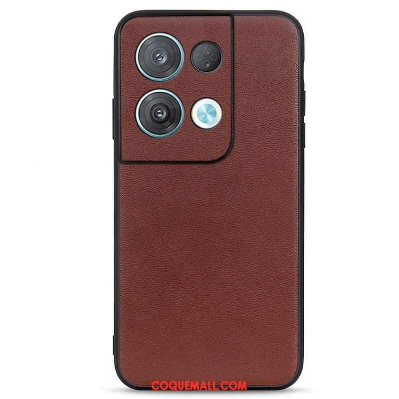 Coque Oppo Reno 8 Vrai Cuir