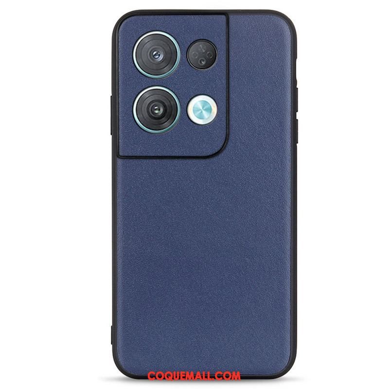 Coque Oppo Reno 8 Vrai Cuir