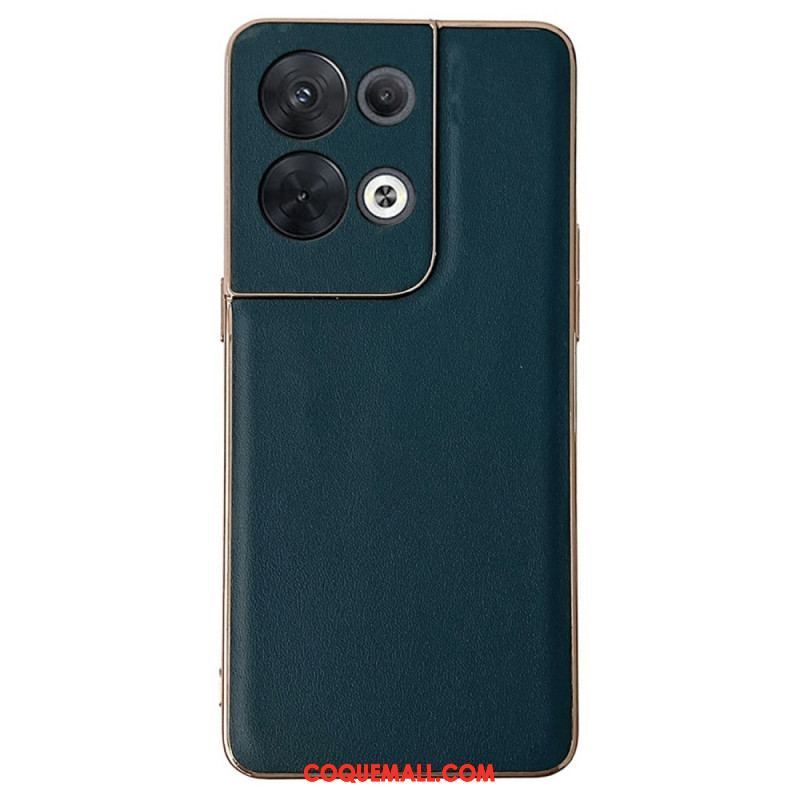 Coque Oppo Reno 8 Véritable Cuir Premium