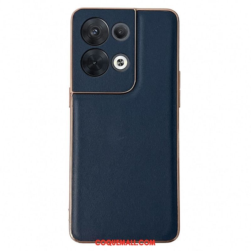 Coque Oppo Reno 8 Véritable Cuir Premium