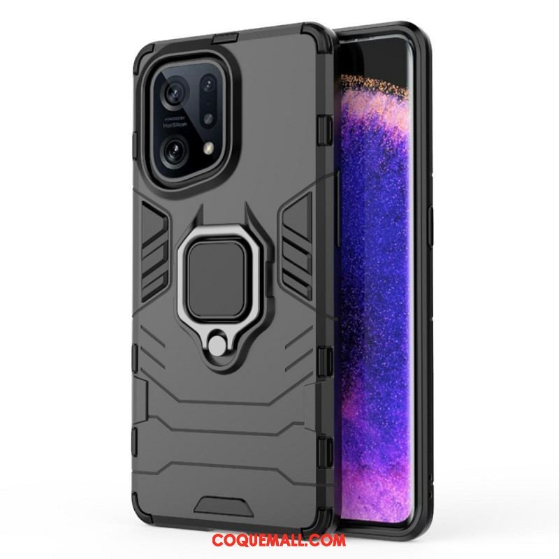 Coque Oppo find X5 Ring Résistante