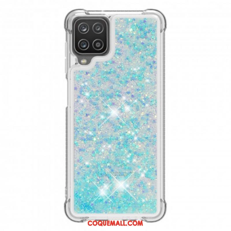 Coque Samsung Galaxy A12 / M12 Désire Paillettes