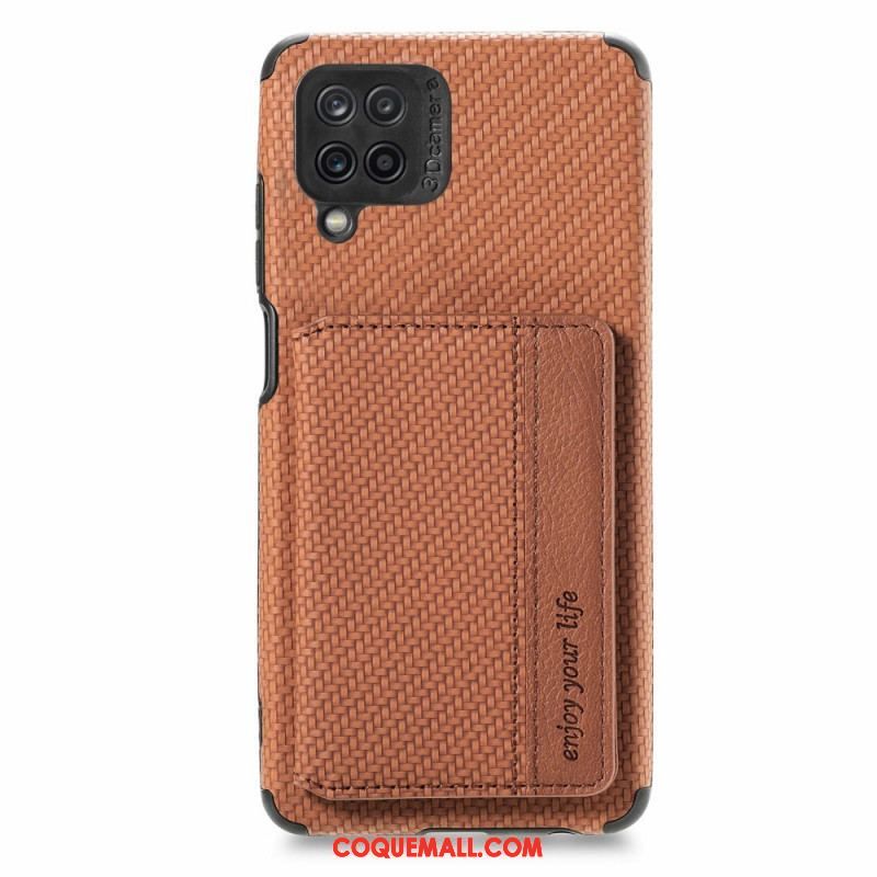 Coque Samsung Galaxy A12 / M12 RFID Porte-Cartes Support